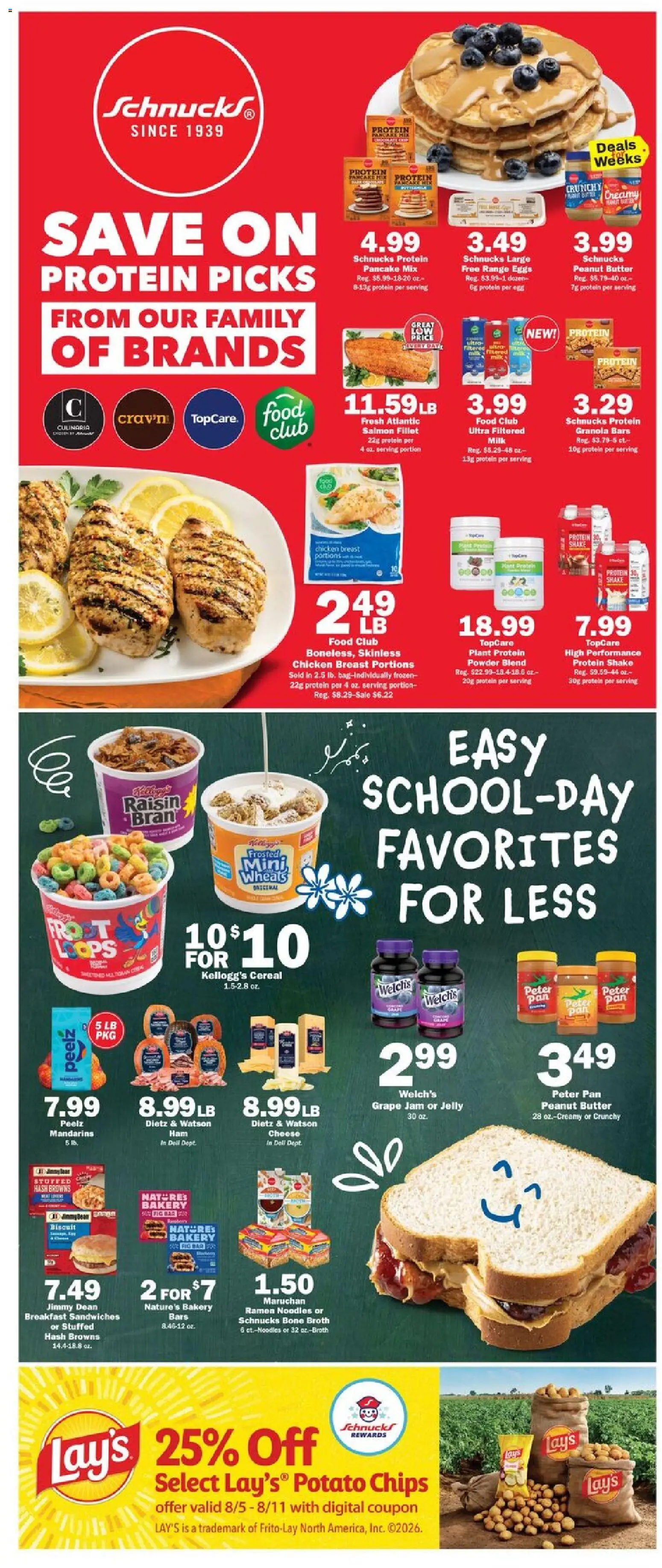 Schnucks Weekly Ad - valid from 08/05/2026 | Page: 2 | Products: Mandarins, Powder, Cereal, Jam