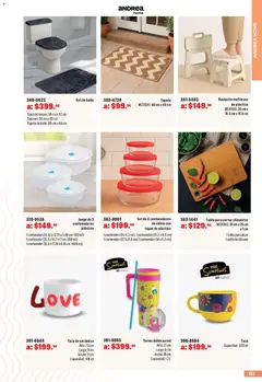 Vista previa de Andrea catálogo Especial, nuevo folleto de la tienda, válido en México a partir del 05/07/2026 | Página: 103 | Productos: Baño, Tapete, Termo, Banquito