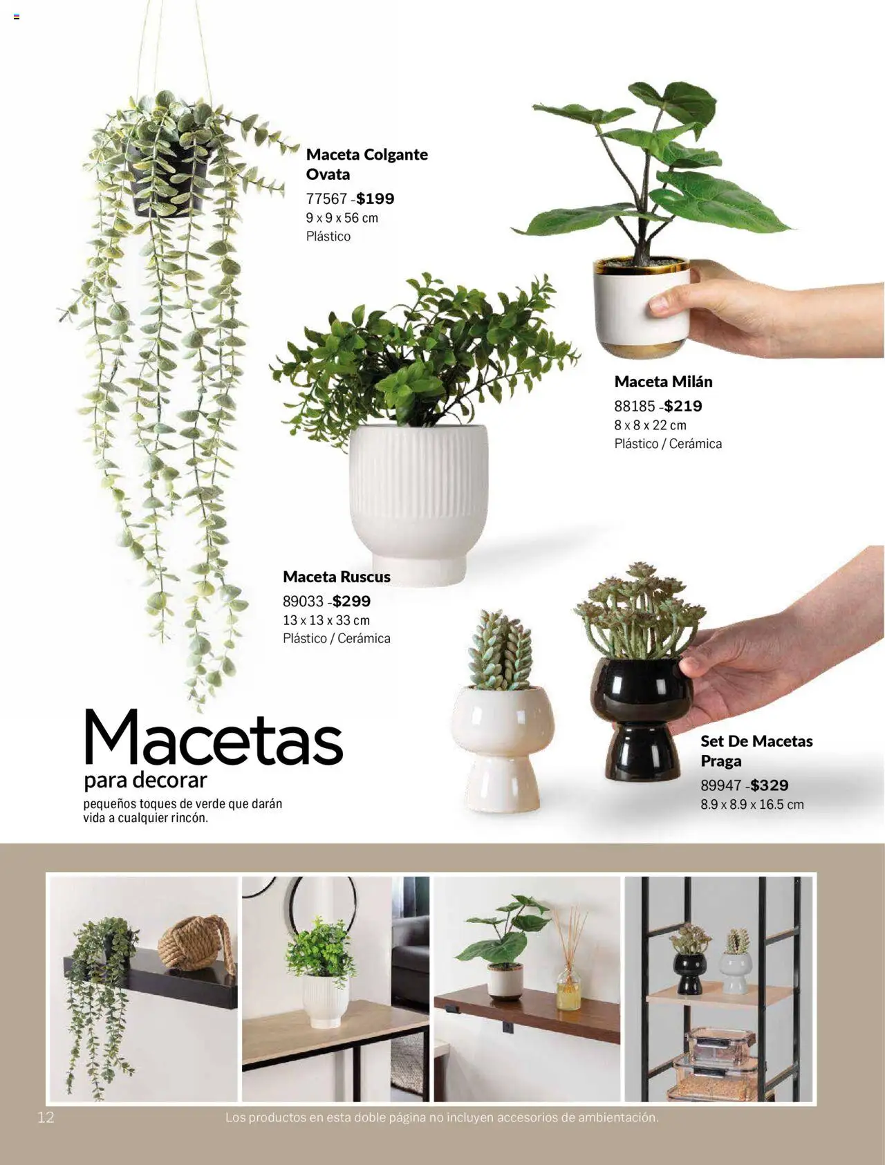 Nuevas ofertas de Vianney válidas en toda la República Mexicana desde el 05/09/2025. ¡Encuentra las mejores ofertas en Vianney - Catálogo - Biasi! | Página: 14 | Productos: Macetas, Maceta
