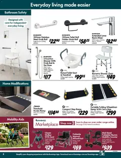 Preview of Bunnings D.I.Y. Made Easy - valid from 01/07/2026 | Page: 8 | Products: Charger, Portable, Weight, Bathroom