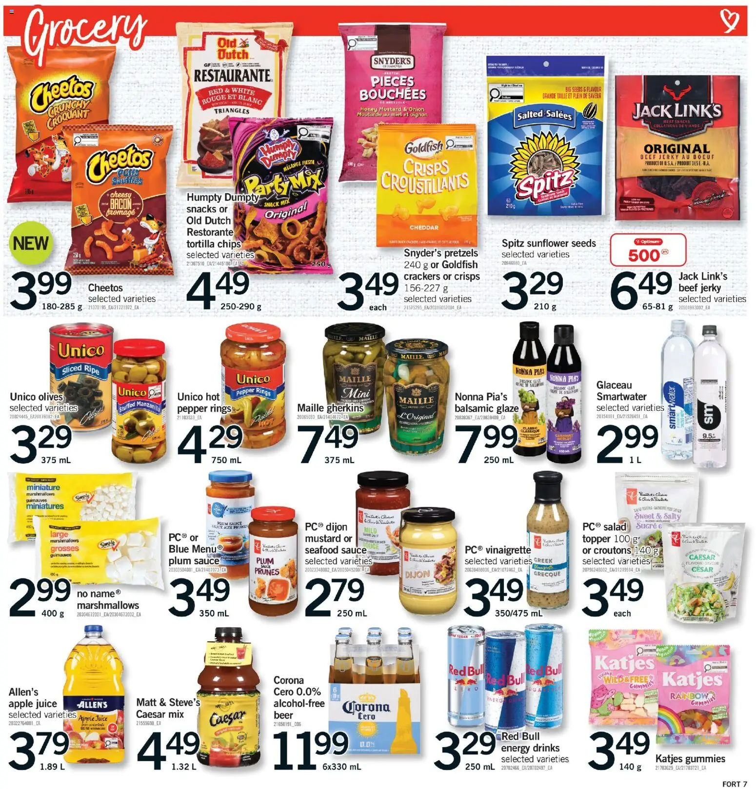 Fortinos flyer valid from 21.05.2026 | Page: 8 | Products: Chips, Salad, Juice, Beer