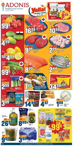Preview of Adonis weekly flyer from shop Adonis valid from Jul 30, 2026