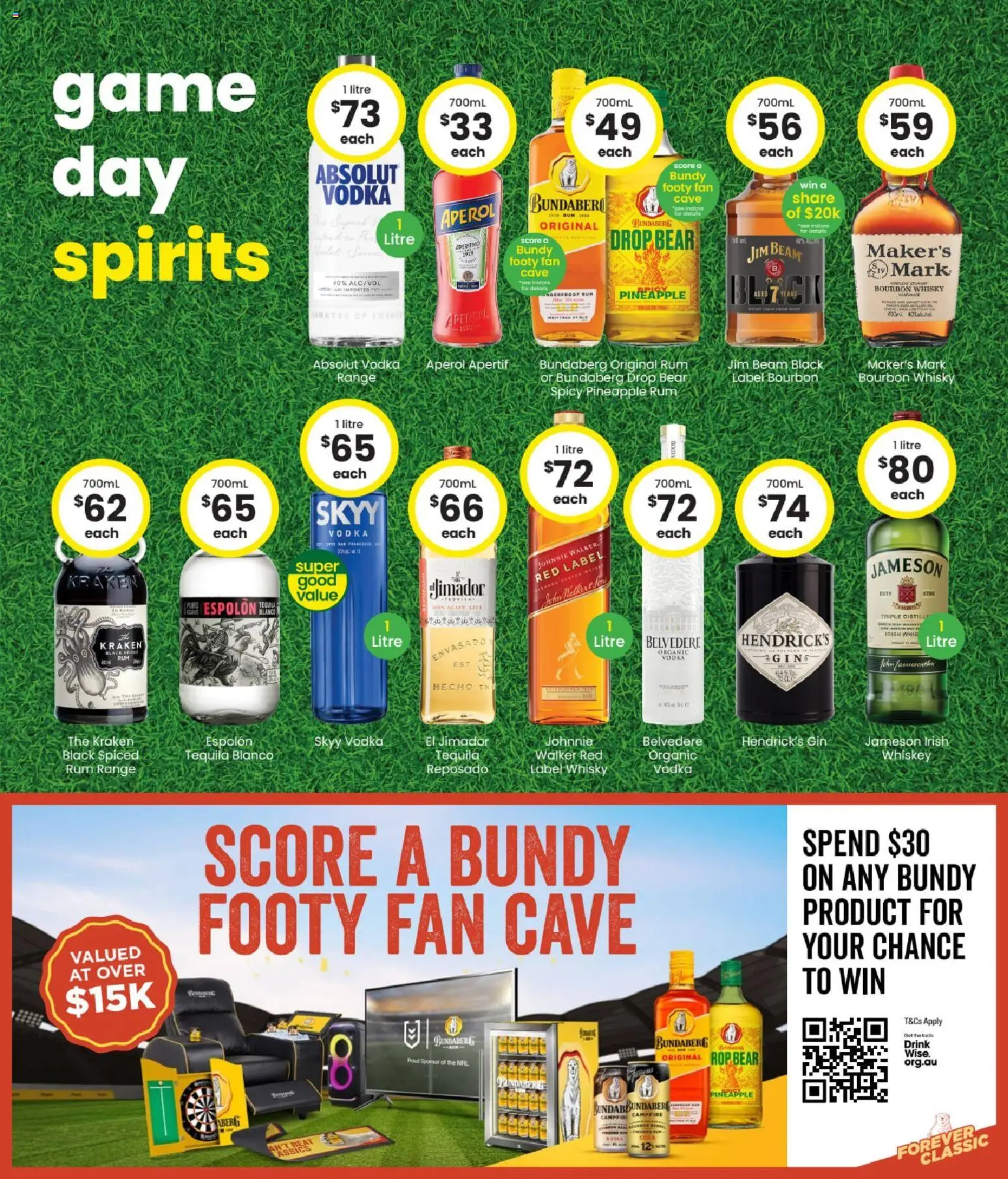 The Bottle-O catalogue - valid from 14/09/2026 | Page: 5 | Products: Bourbon, Gin, Vodka, Whiskey