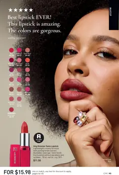 Preview of Avon weekly ads valid from 07/01/2026 | Page: 45 | Products: Plum, Lipstick