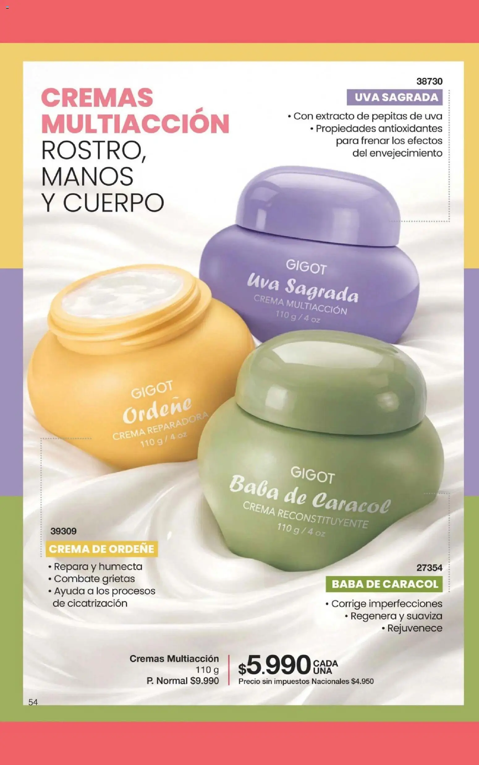 Gigot - CAMPAÑA 12 │ válido desde el 31/07/2026 | Página: 66 | Productos: Uva, Crema