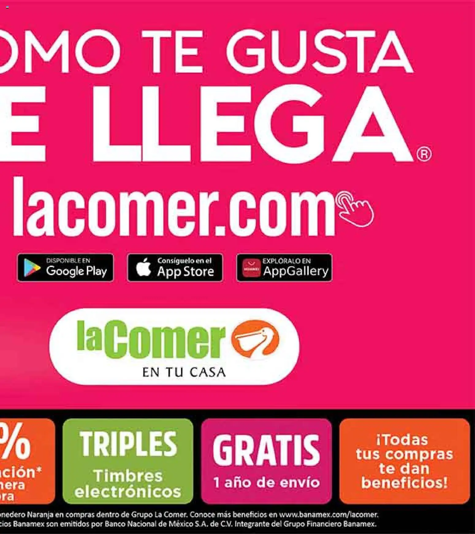 Nuevas ofertas de La Comer válidas en toda la República Mexicana desde el 19.06.2026. ¡Encuentra las mejores ofertas en La Comer folleto! | Página: 47