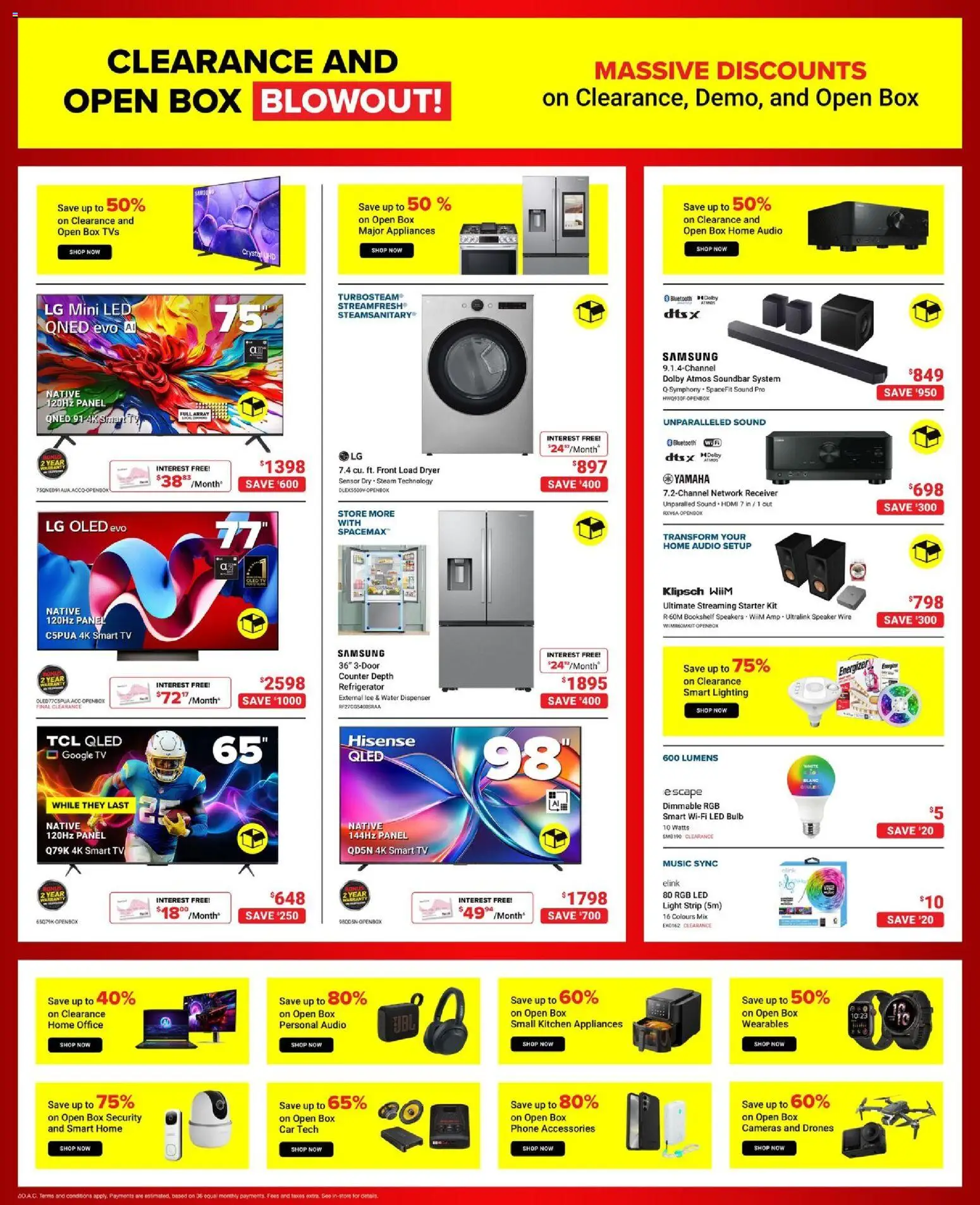 Visions flyer valid from Aug 7, 2026 | Page: 3 | Products: Phone, Water, Soundbar, Lighting
