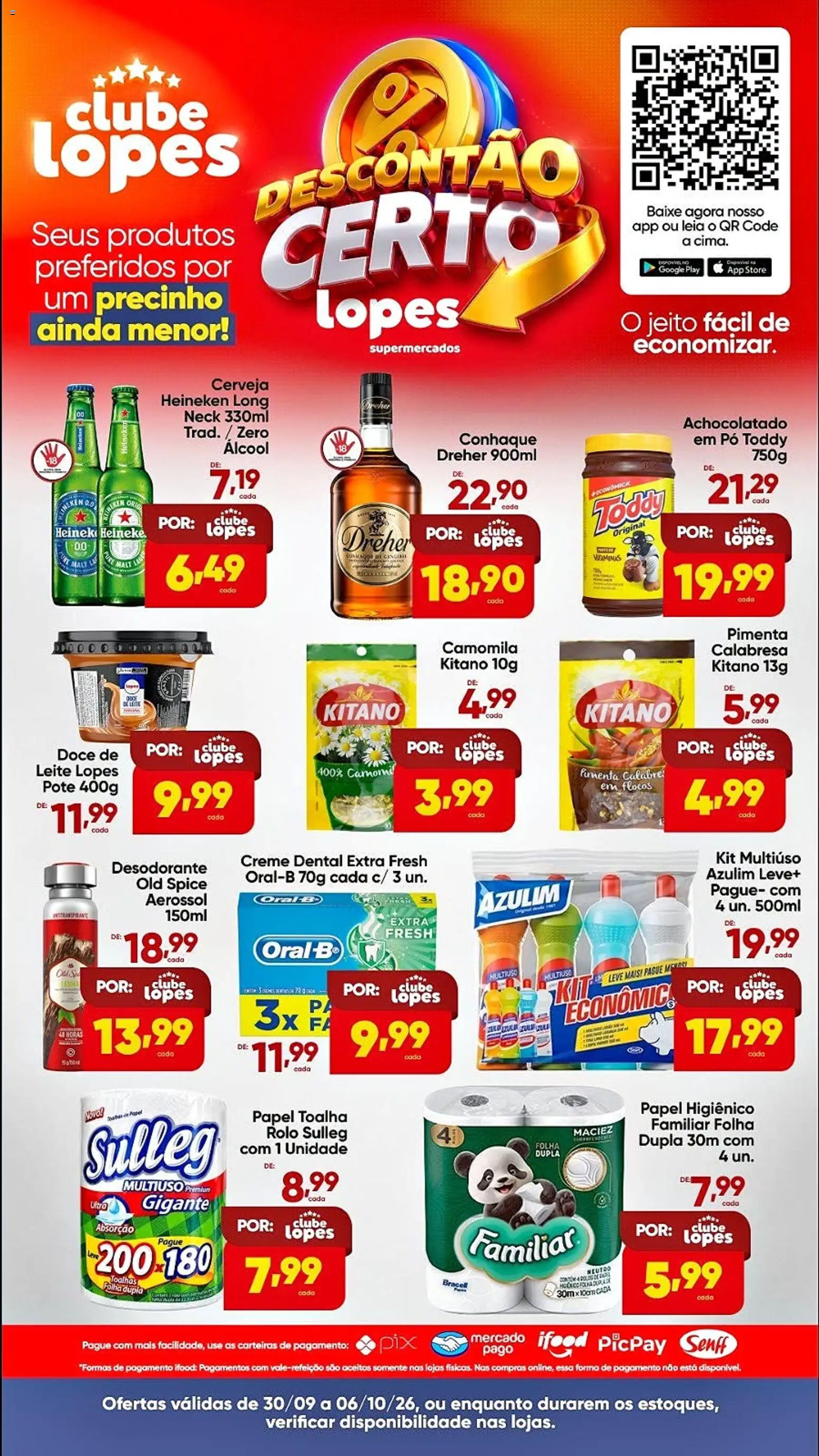 Lopes Supermercados Folheto - válido de 30/09/2026 | Página: 1