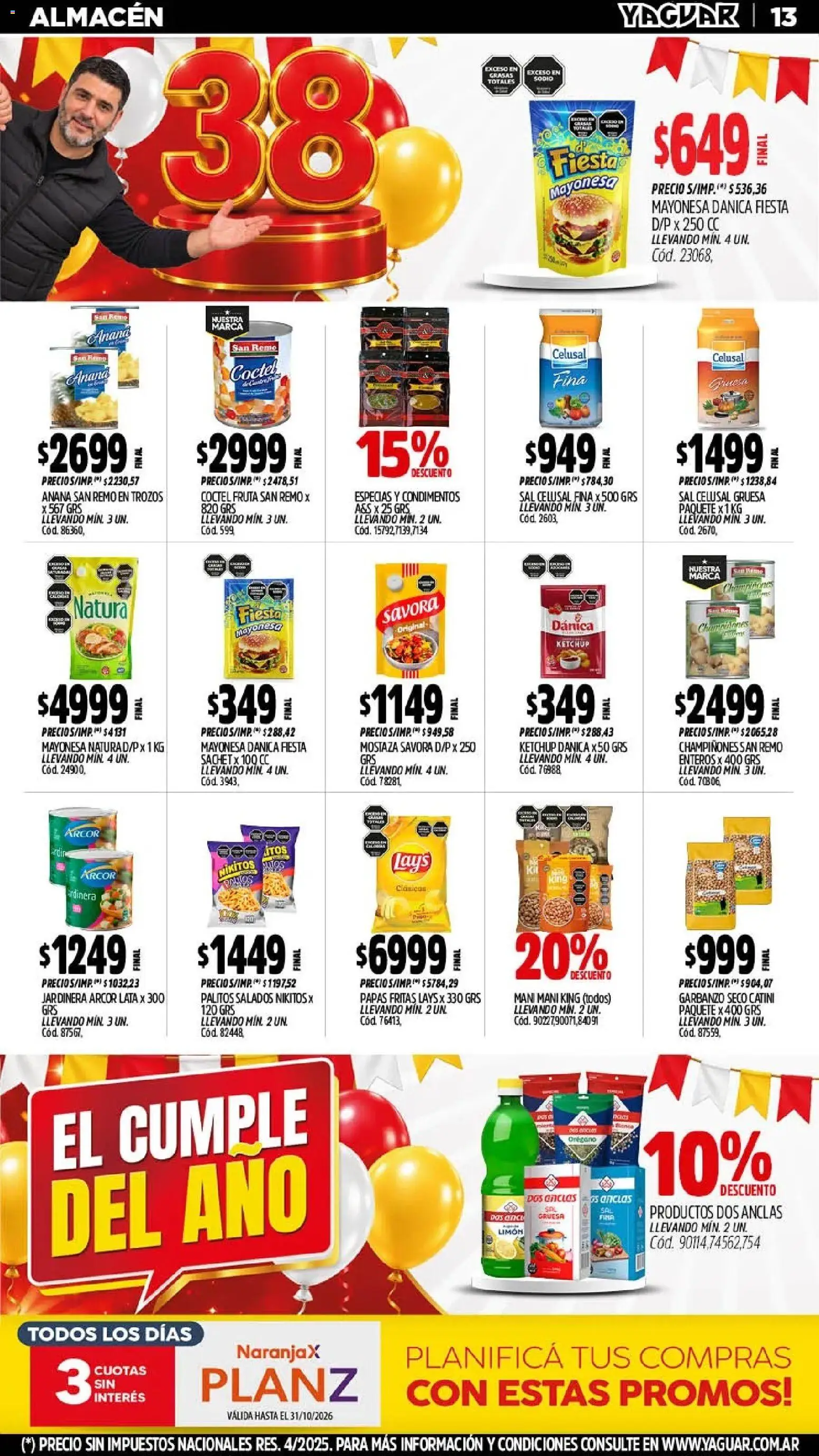 Yaguar - Oferta Semanal Misiones │ válido desde el 12/10/2026 | Página: 14