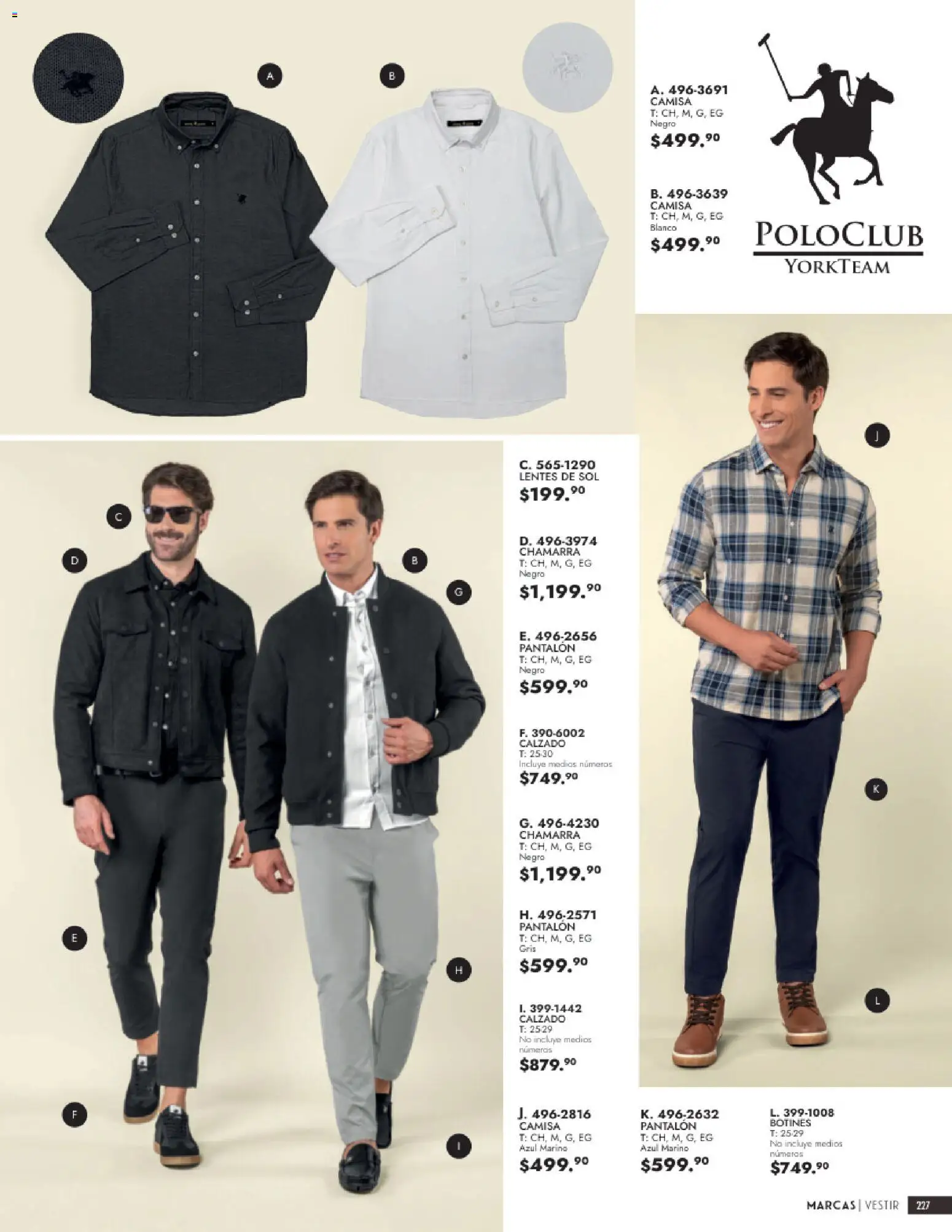 Nuevas ofertas de Andrea válidas en toda la República Mexicana desde el 23/08/2026. ¡Encuentra las mejores ofertas en Andrea catálogo Vestir Caballero! | Página: 69 | Productos: Lentes, Camisa, Chamarra, Lentes de sol