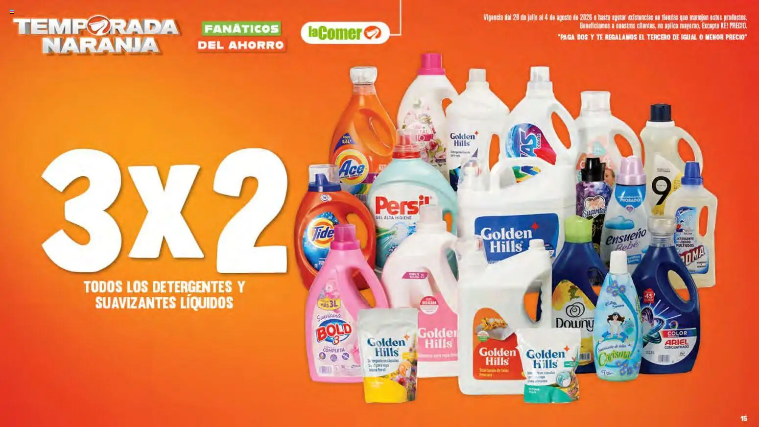 Nuevas ofertas de La Comer válidas en toda la República Mexicana desde el 29/07/2026. ¡Encuentra las mejores ofertas en La Comer folleto! | Página: 15 | Productos: Té