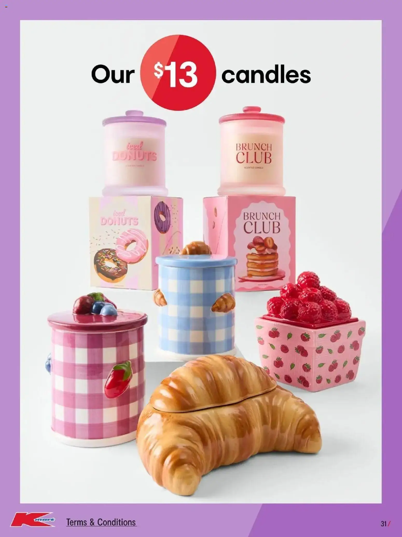 Kmart catalogue - valid from 15.04.2026 | Page: 31 | Products: Donuts, Candles, Candle