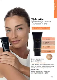 Preview of Nutrimetics Catalogue 2026 - valid from 01/01/2026 | Page: 83 | Products: Light, Sunscreen, Moisturiser, Foundation