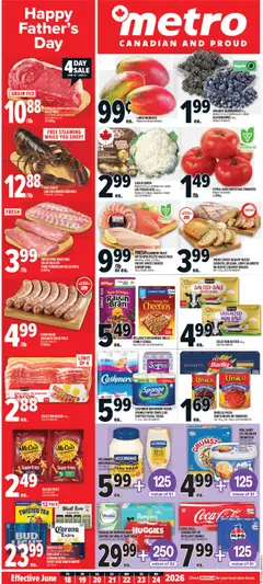 Preview of Metro weekly flyer - Alma from shop Metro valid from 18.06.2026