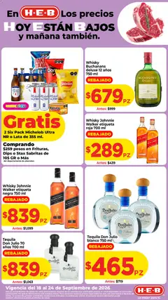 Vista previa de H-E-B folleto, nuevo folleto de la tienda, válido en México a partir del 18/09/2026