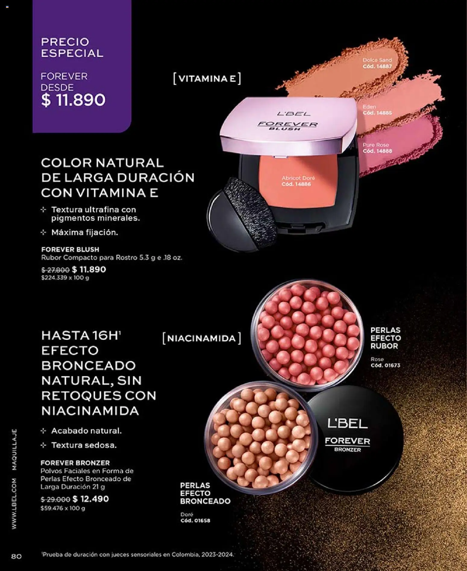 Catálogo L'Bel Campaña 11 │ válido desde el 15.06.2026 | Página: 80 | Productos: Maquillaje, Rubor