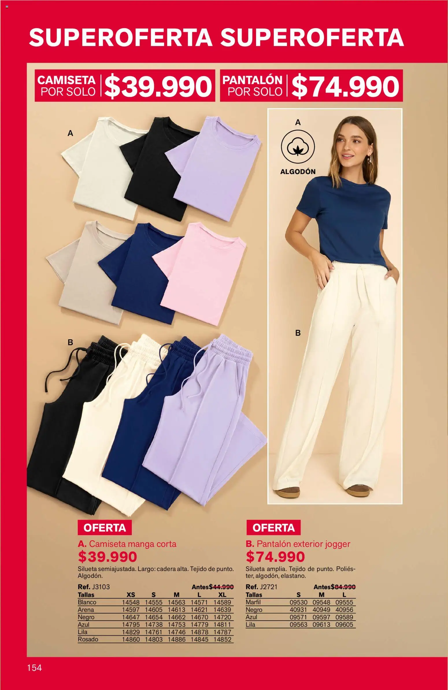 Leonisa revista - valida desde el 11/09/2026 | Página: 154 | Productos: Algodón, Camiseta