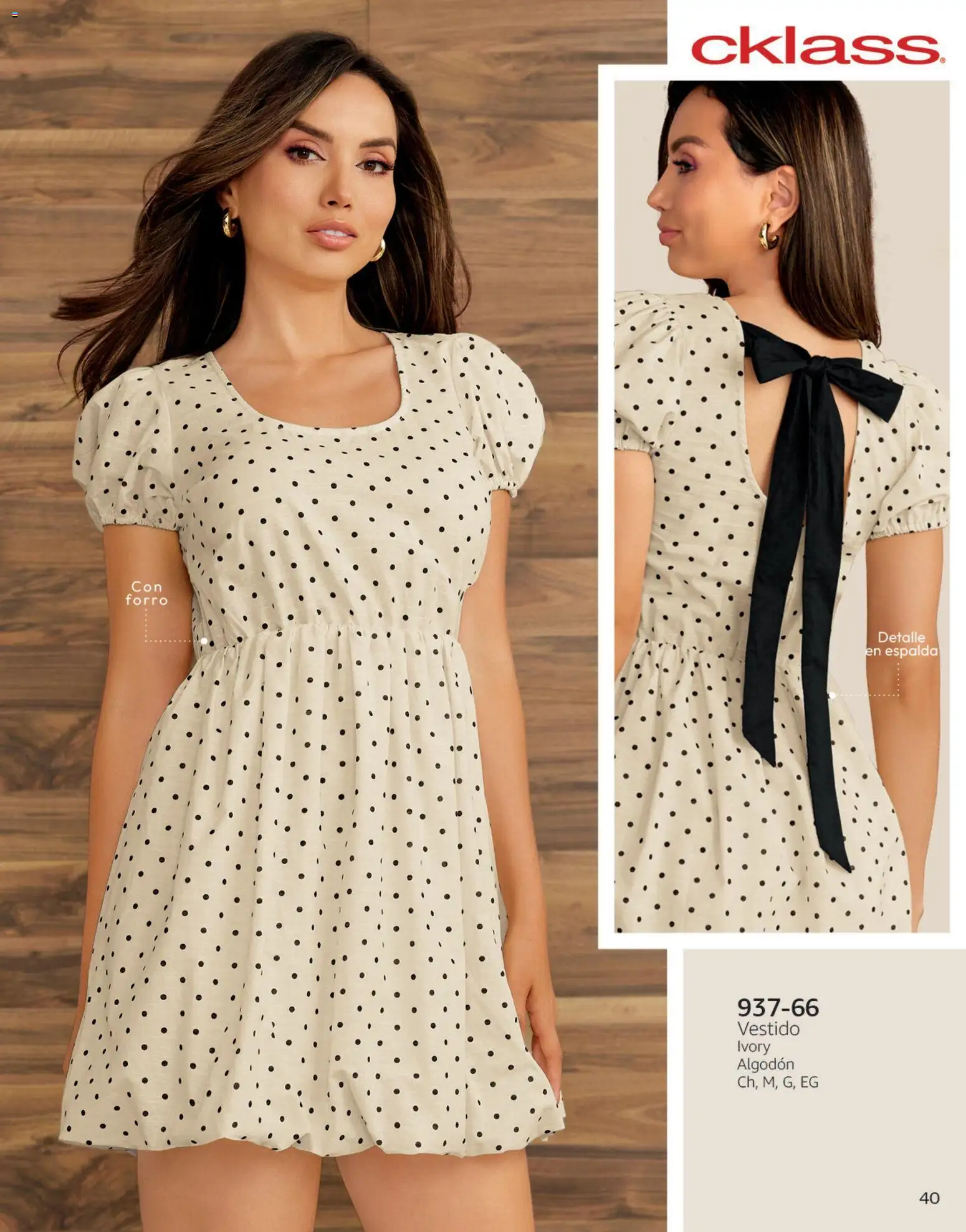 Nuevas ofertas de Cklass válidas en toda la República Mexicana desde el 08/07/2026. ¡Encuentra las mejores ofertas en Cklass catálogo Otoño Invierno! | Página: 43 | Productos: Algodón, Vestido