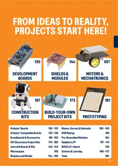 Preview of Jaycar Engineering & Scientific Catalogue 2025/2026  - valid from 09.07.2025 | Page: 129 | Products: Kits, Accessories, Raspberry, Tools