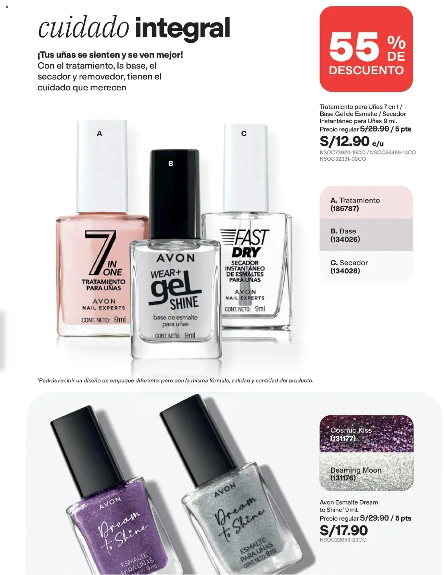 Catálogo Avon válido desde 11/08/2026 | Página: 54 | Productos: Empaque
