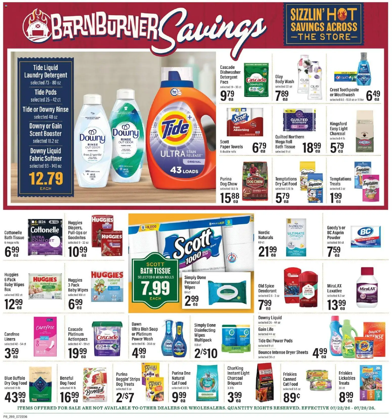 Lowes Foods Weekly Ad - GA - valid from 07/22/2026 | Page: 11 | Products: Dog Food, Deodorant, Mouthwash, Bag