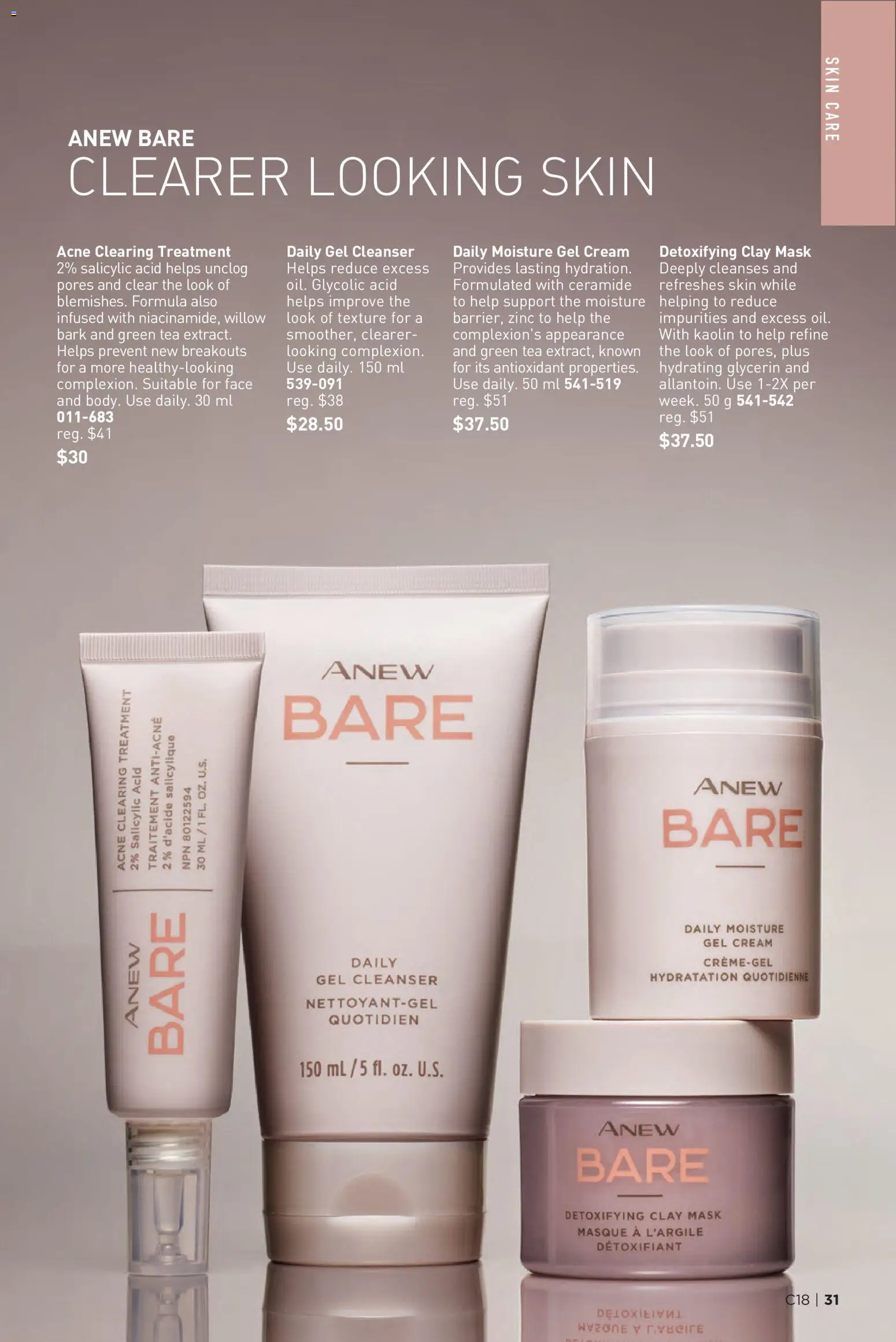 Avon flyer valid from Aug 27, 2026 | Page: 31 | Products: Tea, Cream, Green tea, Mask