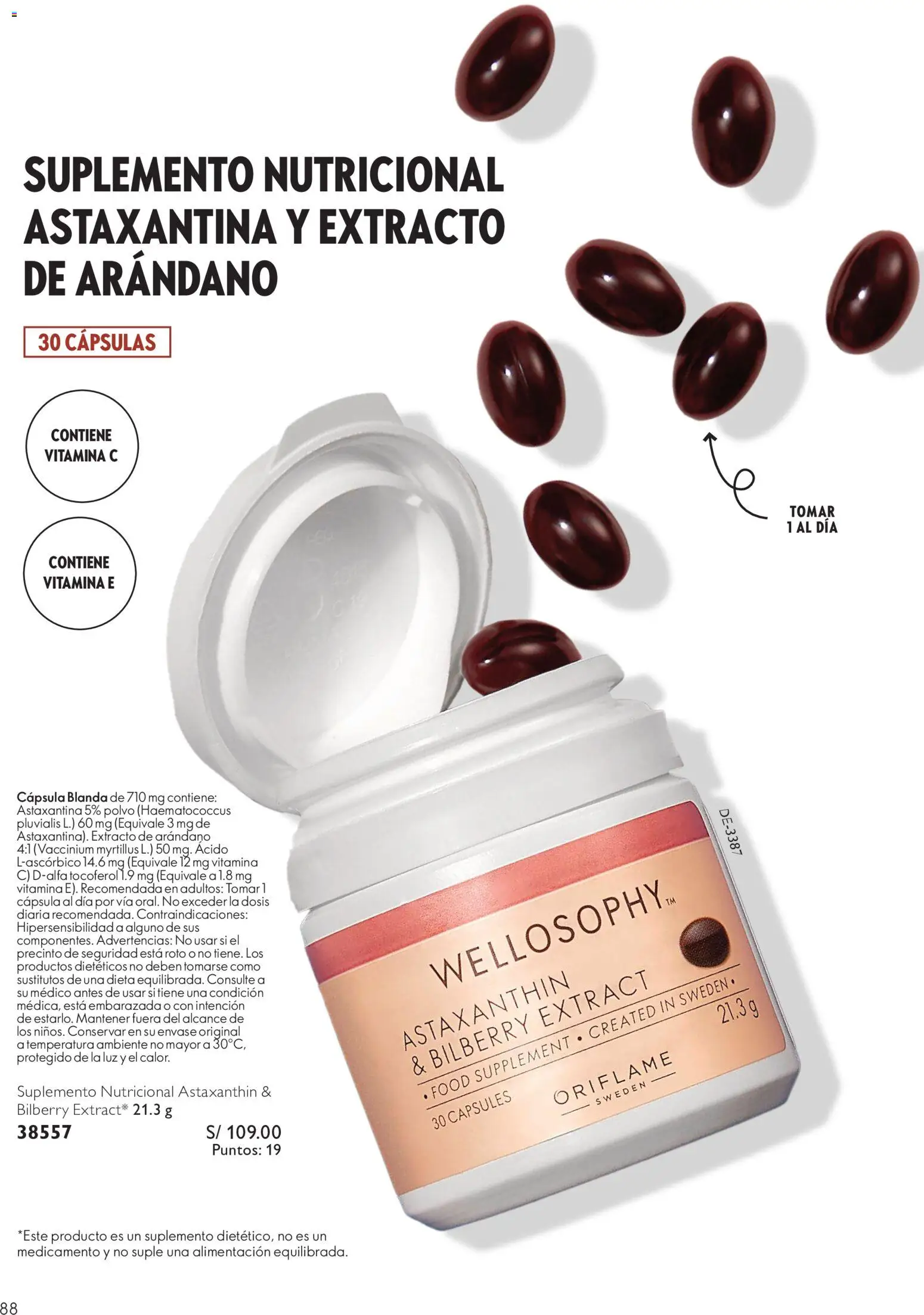Catálogo Oriflame válido desde 12/09/2026 | Página: 88 | Productos: Cápsula, Polvo