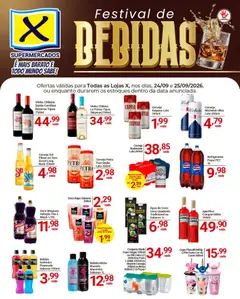 X Supermercados ofertas Festival de Bebidas - Pré-Visualização do folheto da loja X Supermercados, válido de 24/09/2026