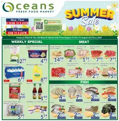 Preview of Oceans weekly flyer / circulaire from shop Oceans valid from Aug 14, 2026