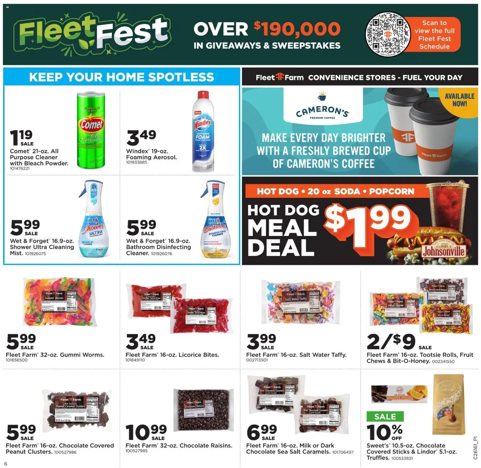 Mills Fleet Farm Weekly Ad - valid from 13.04.2026 | Page: 12 | Products: Milk, Coffee, Chocolate, Water