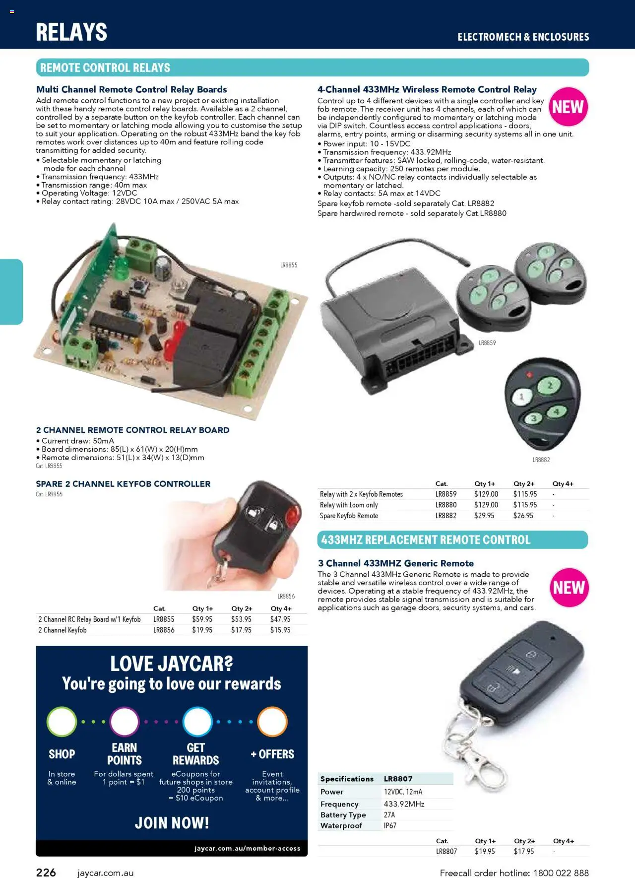 Jaycar catalogue - valid from 09/07/2025 | Page: 226 | Products: Battery, Saw, Suit, Remote control