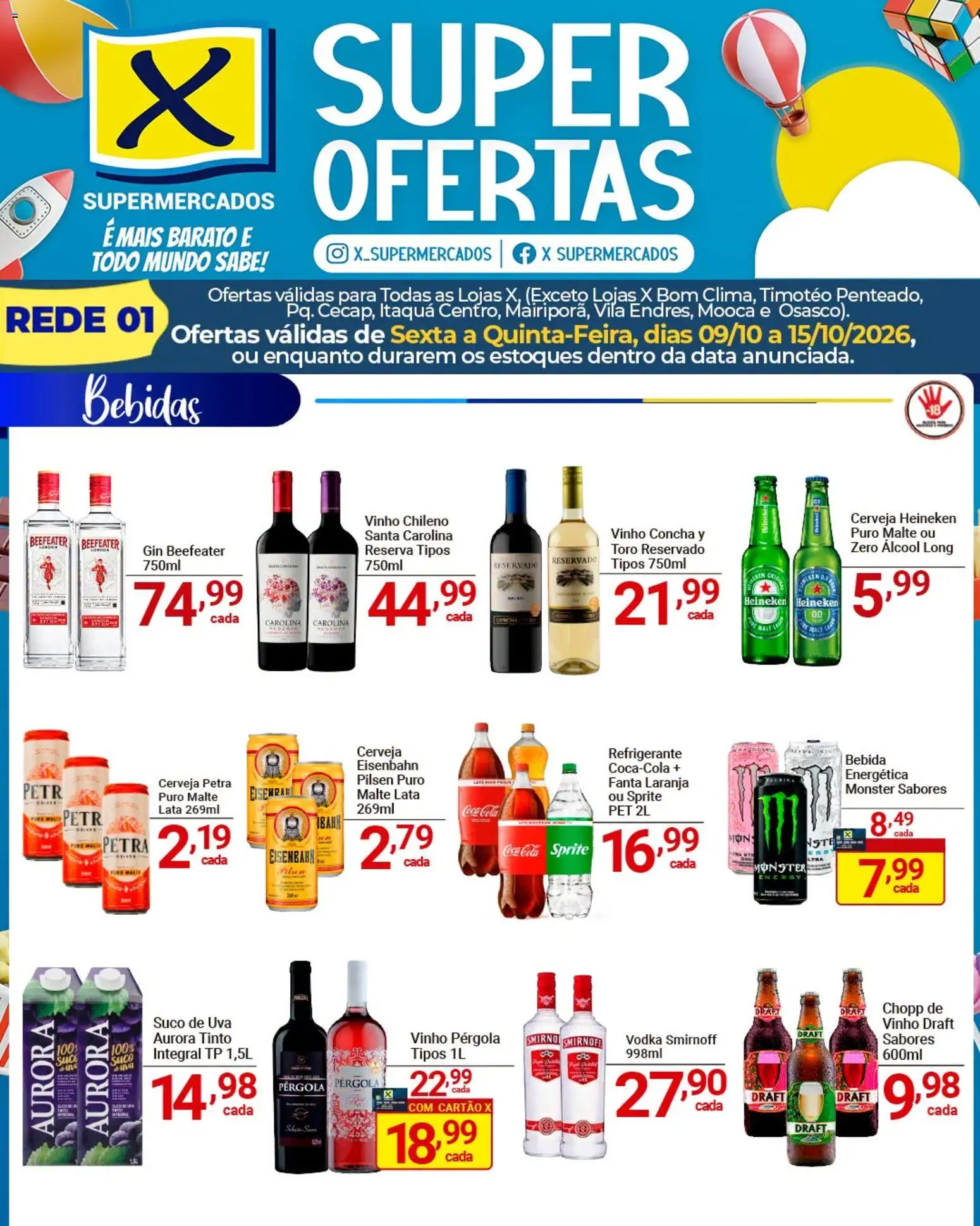 X Supermercados Folheto - válido de 09/10/2026 | Página: 3