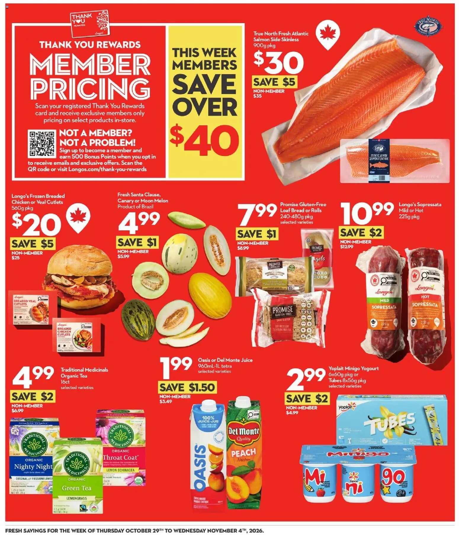 Longo's flyer valid from Oct 29, 2026 | Page: 6