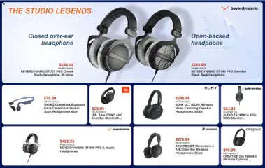 Preview of Canada Computers weekly flyer from shop Canada Computers valid from 01.05.2026 | Page: 11 | Products: Monitor, Audio, Headphones