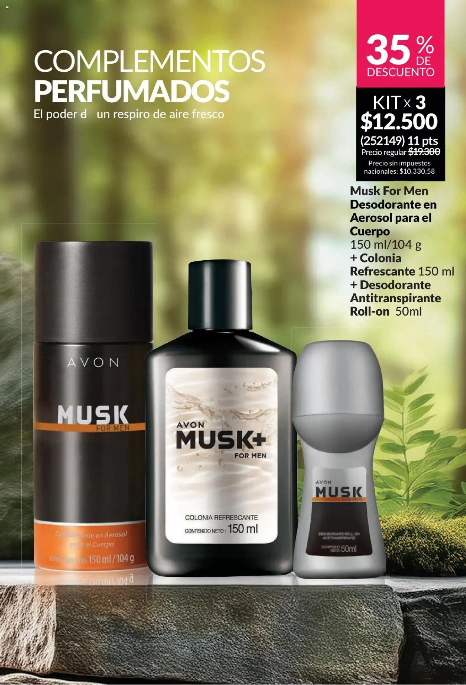 Catálogo AVON Campaña 4/2026 │ válido desde el 01/04/2026 | Página: 166 | Productos: Desodorante, Antitranspirante