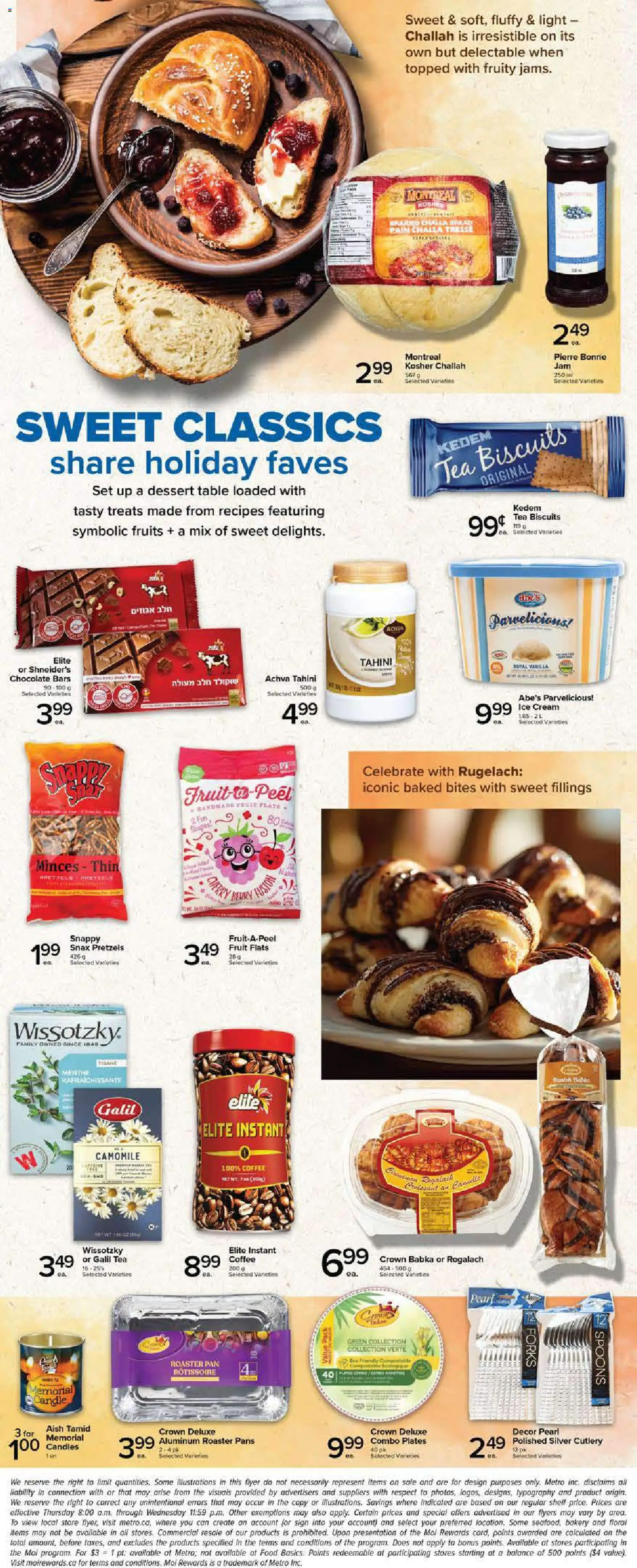 Metro flyer valid from Sep 3, 2026 | Page: 4 | Products: Tea, Ice cream, Coffee, Chocolate
