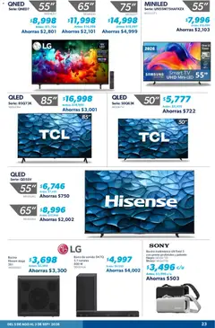 Vista previa de Sam's Club catálogo, nuevo folleto de la tienda, válido en México a partir del 05/08/2026 | Página: 23