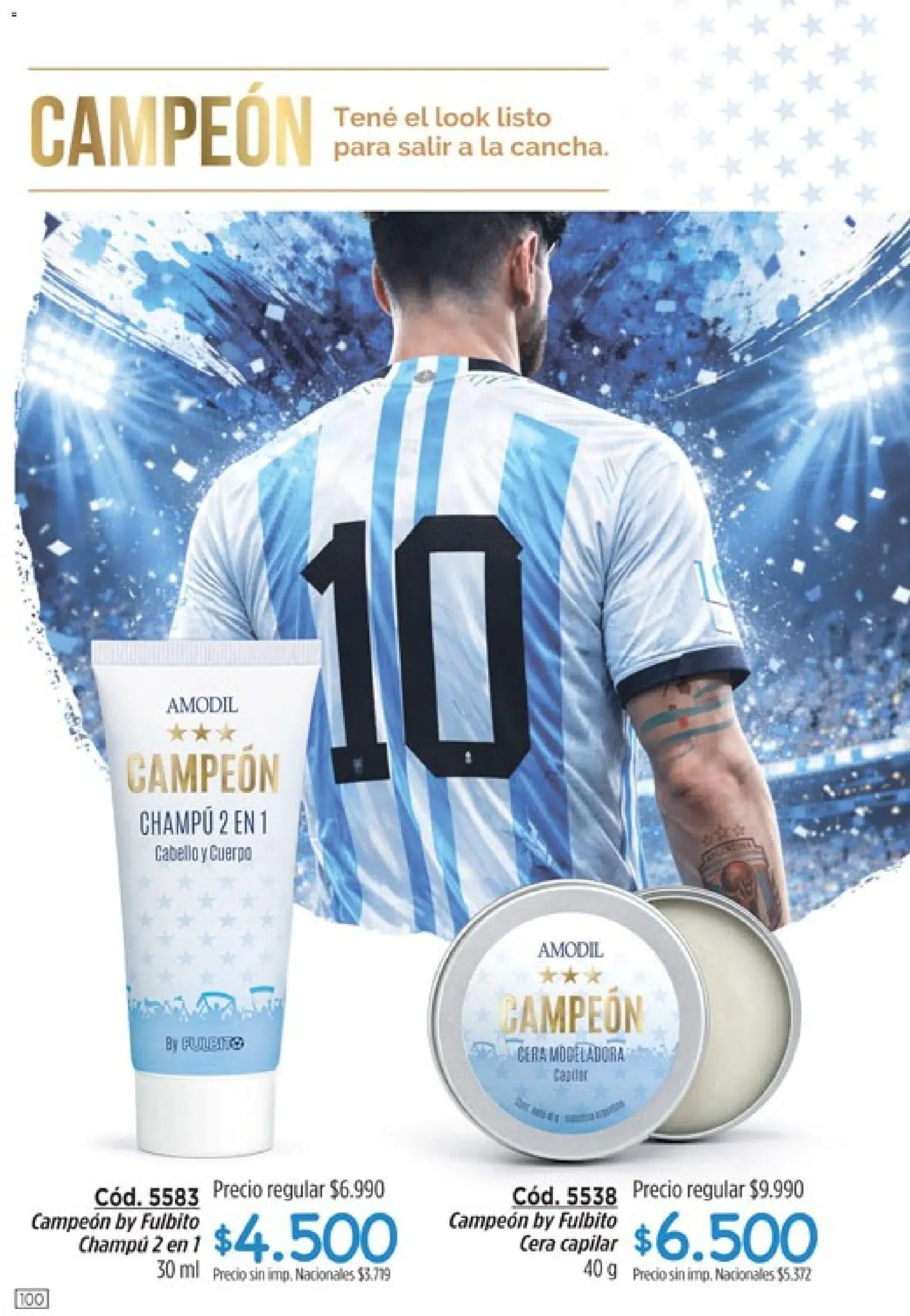 Catálogo Amodil Campaña 15 │ válido desde el 26/08/2026 | Página: 100 | Productos: Champú, Cera