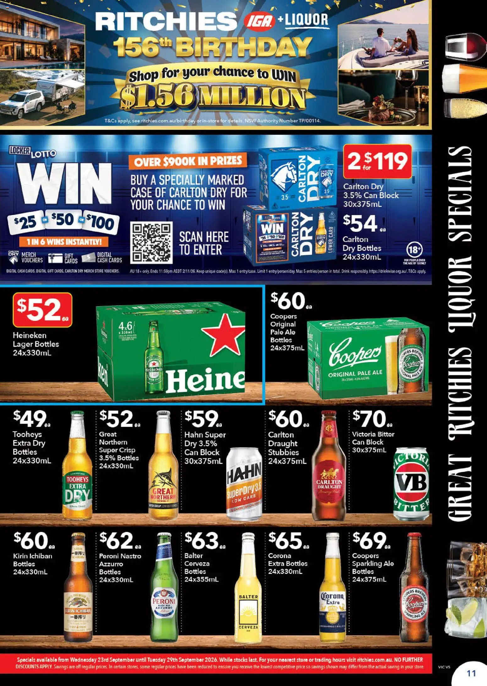 Ritchies catalogue - valid from 23/09/2026 | Page: 11 | Products: Battery, Heineken, Digital, Case