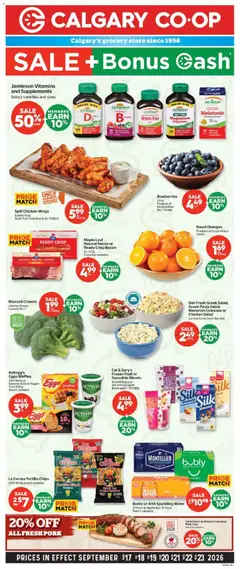 Preview of Calgary Co-op weekly flyer / circulaire from shop Calgary Co-op valid from Sep 17, 2026