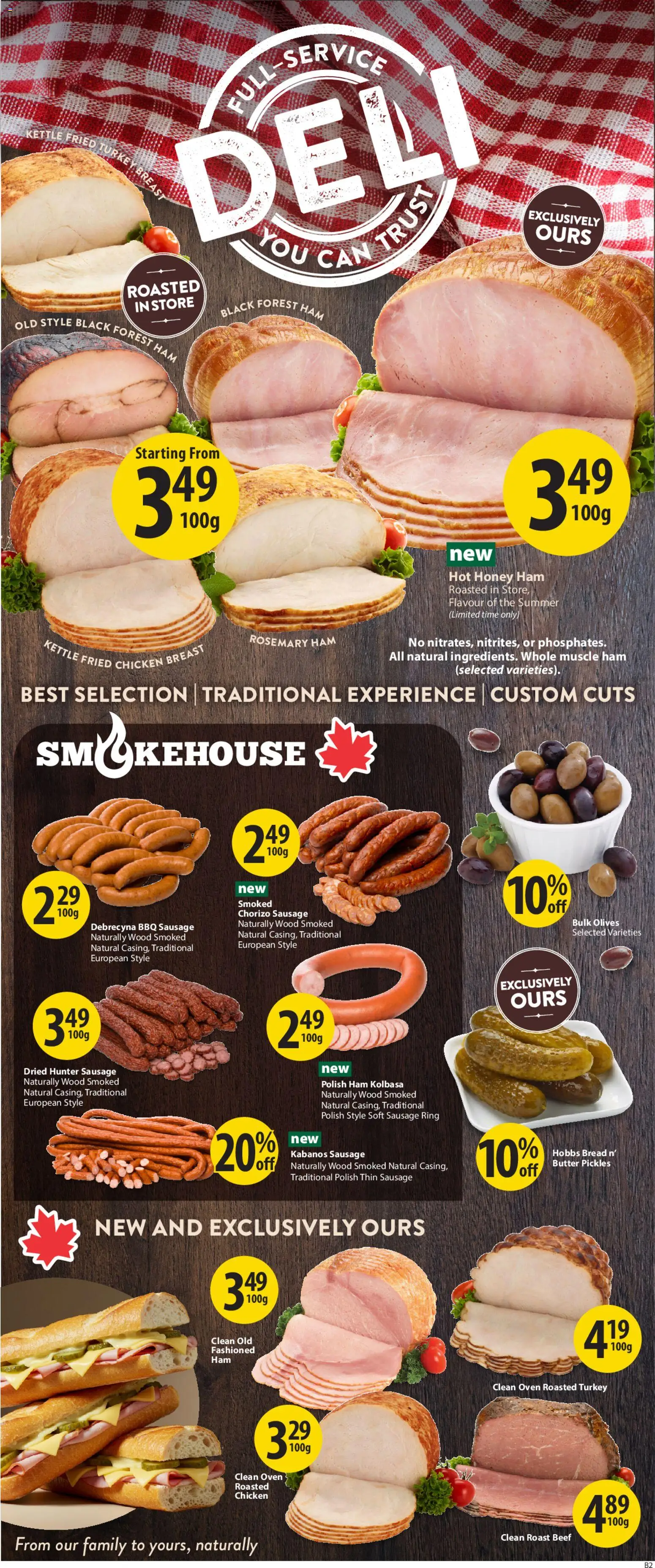 Save on foods flyer valid from 18.06.2026 | Page: 12 | Products: Beef, Oven, Butter, Ham