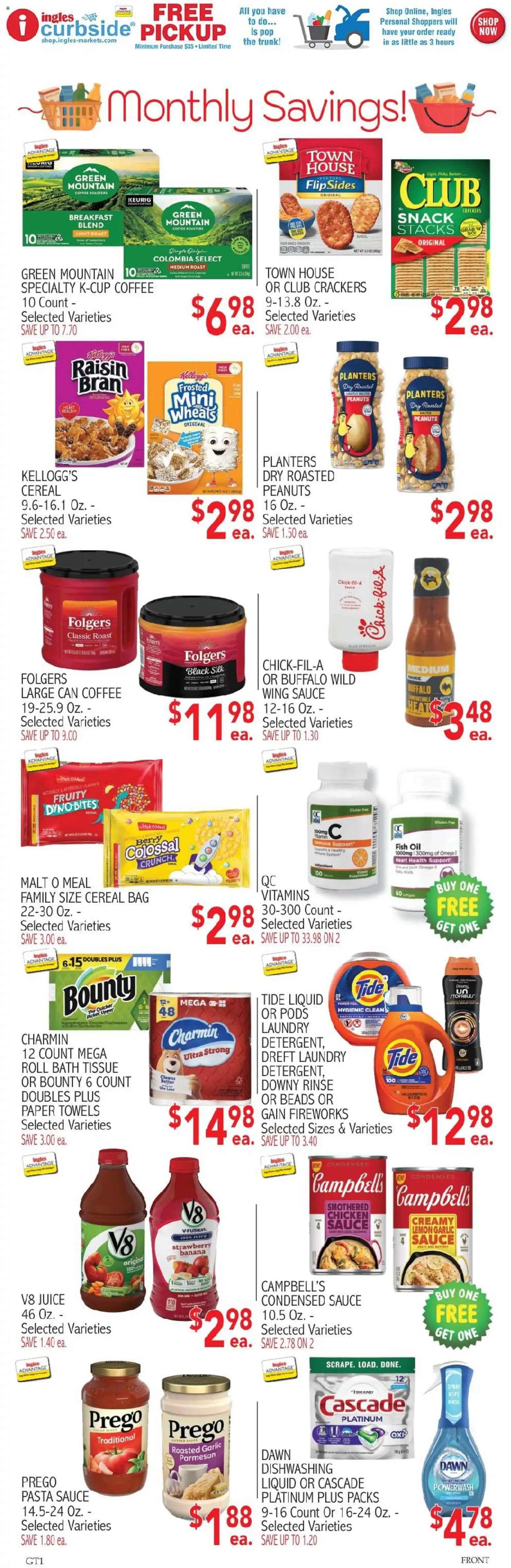 Ingles Weekly Ad - valid from 09/09/2026 | Page: 5 | Products: Fish Oil, Juice, Sauce, Lemon