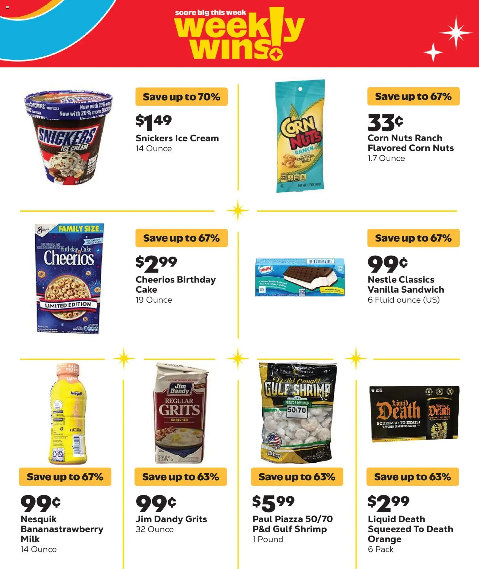 Grocery Outlet Weekly Ad - valid from 09/02/2026 | Page: 14 | Products: Cream, Water, Cake, Vanilla