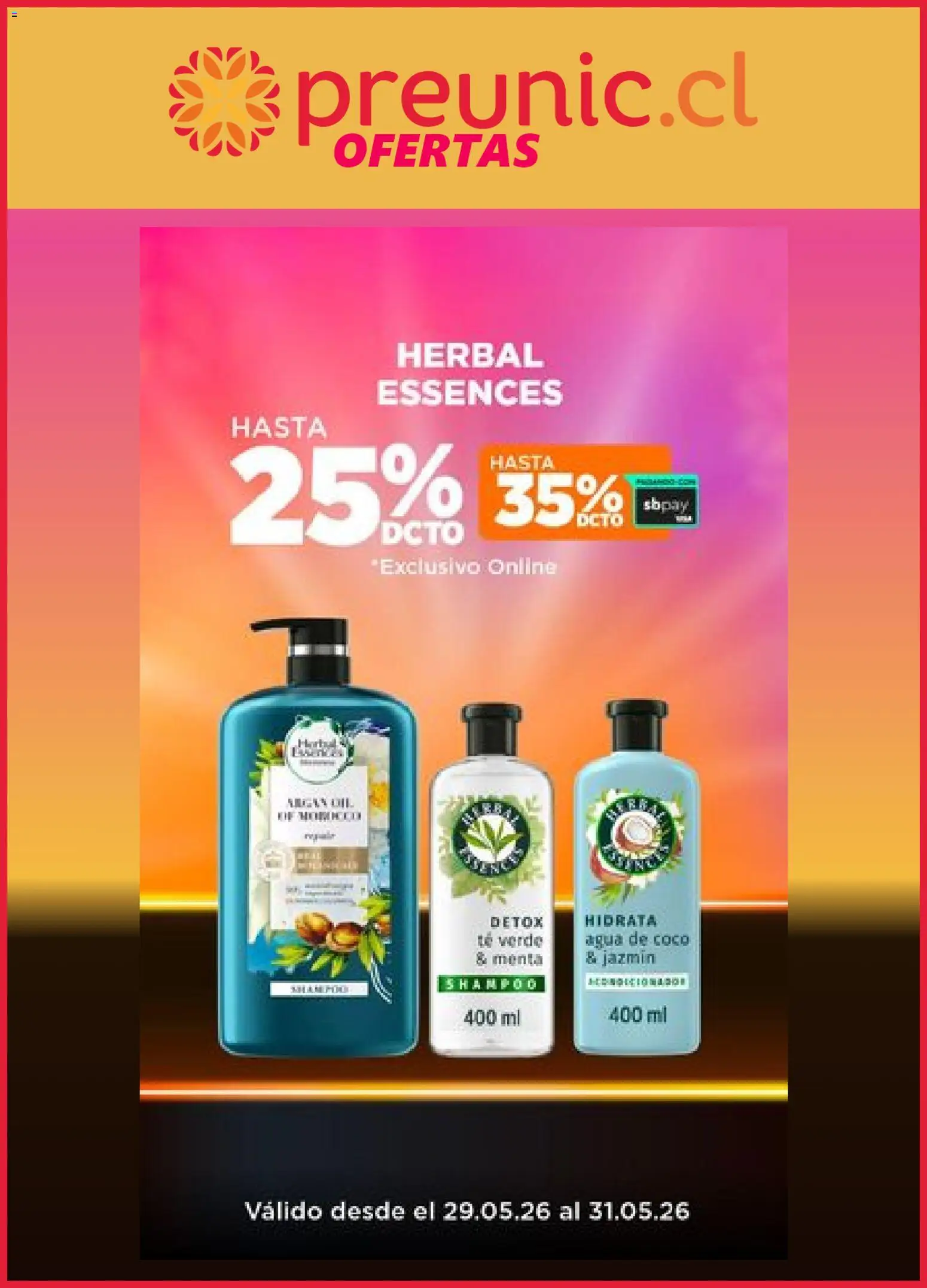 Preunic Ofertas │ válido desde el 29.05.2026 | Página: 5 | Productos: Agua, Shampoo, Té