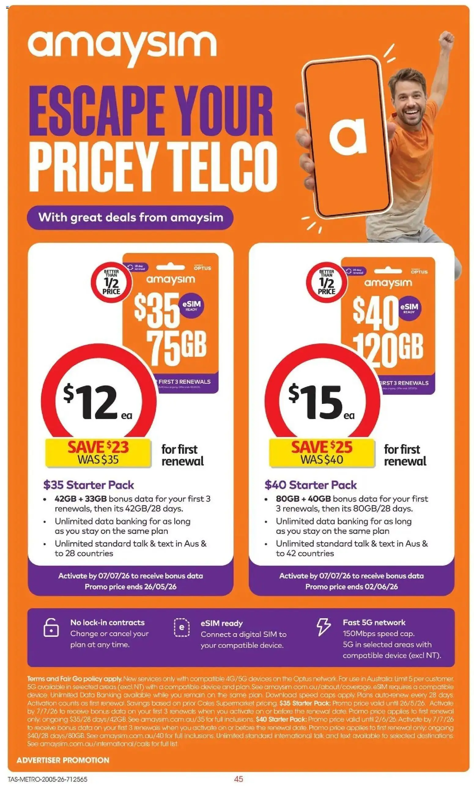 Coles catalogue - valid from 19.05.2026 | Page: 45 | Products: Digital, Device