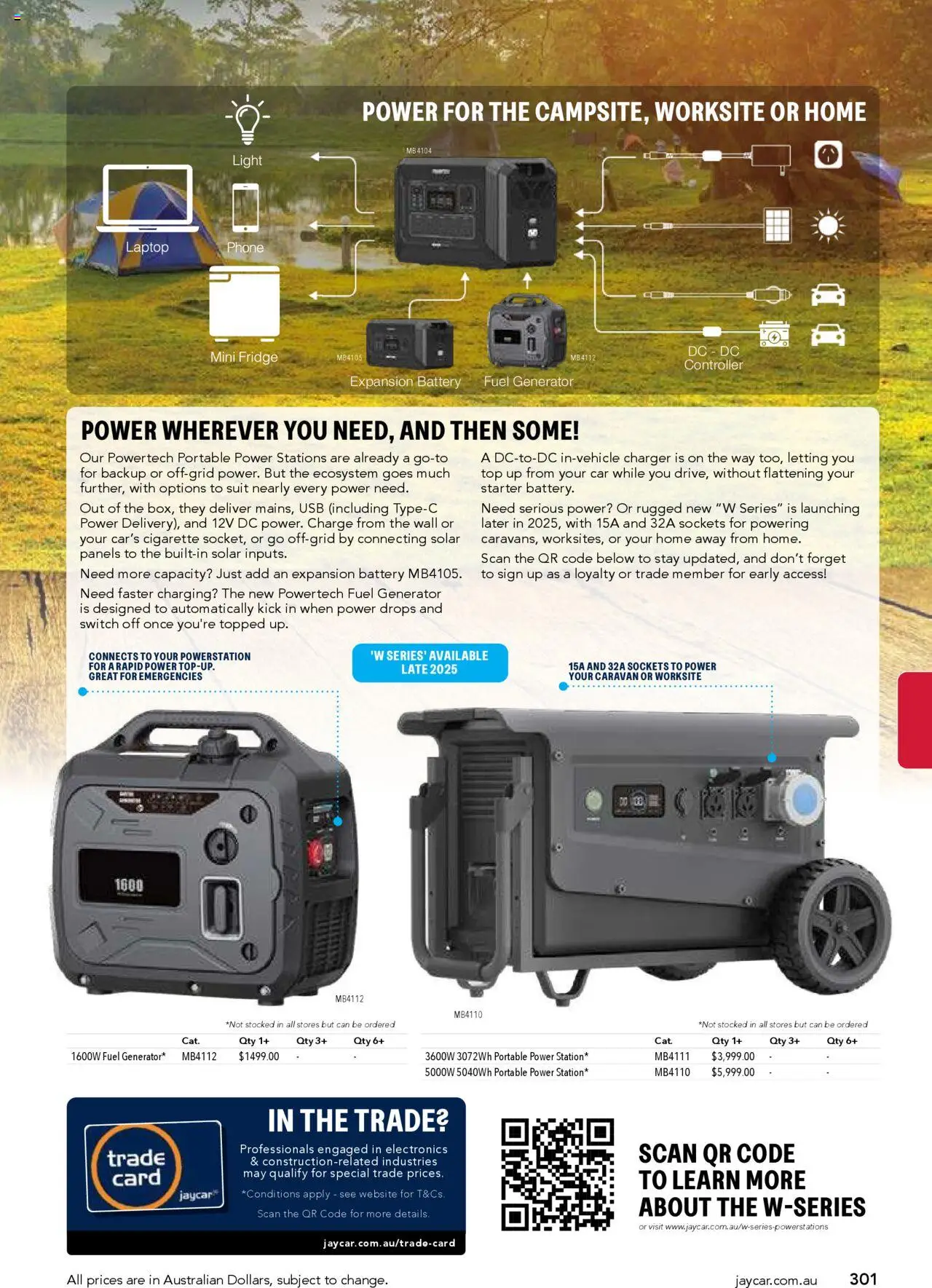 Jaycar catalogue - valid from 09.07.2025 | Page: 301 | Products: Battery, Suit, Phone, Fridge