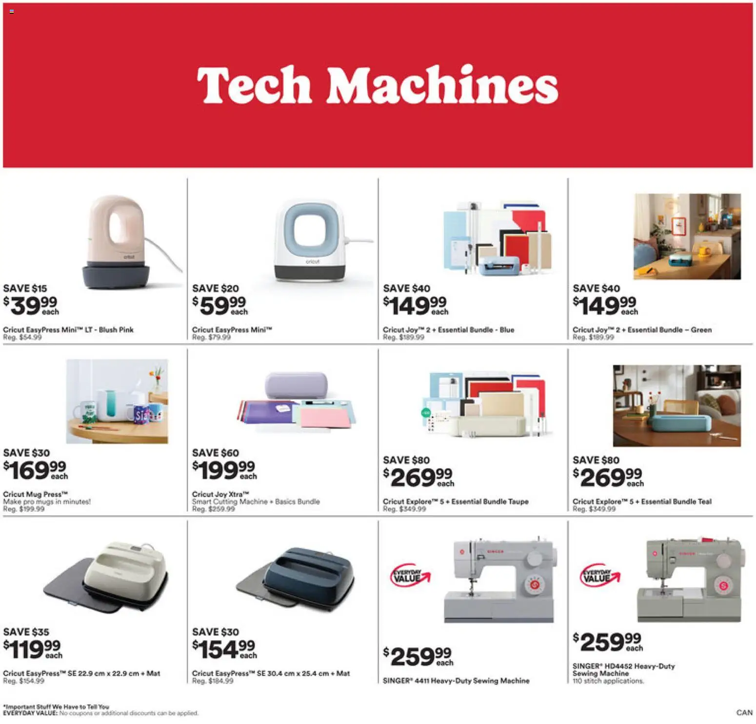 Michaels flyer valid from Jul 17, 2026 | Page: 3 | Products: Sewing machine, Blush