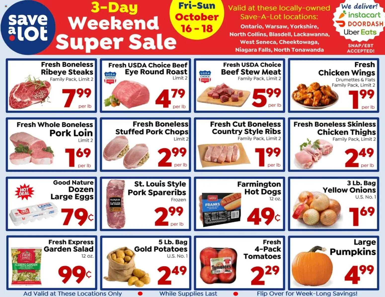 Save a Lot Special Promotion - valid from 10/16/2026 | Page: 1