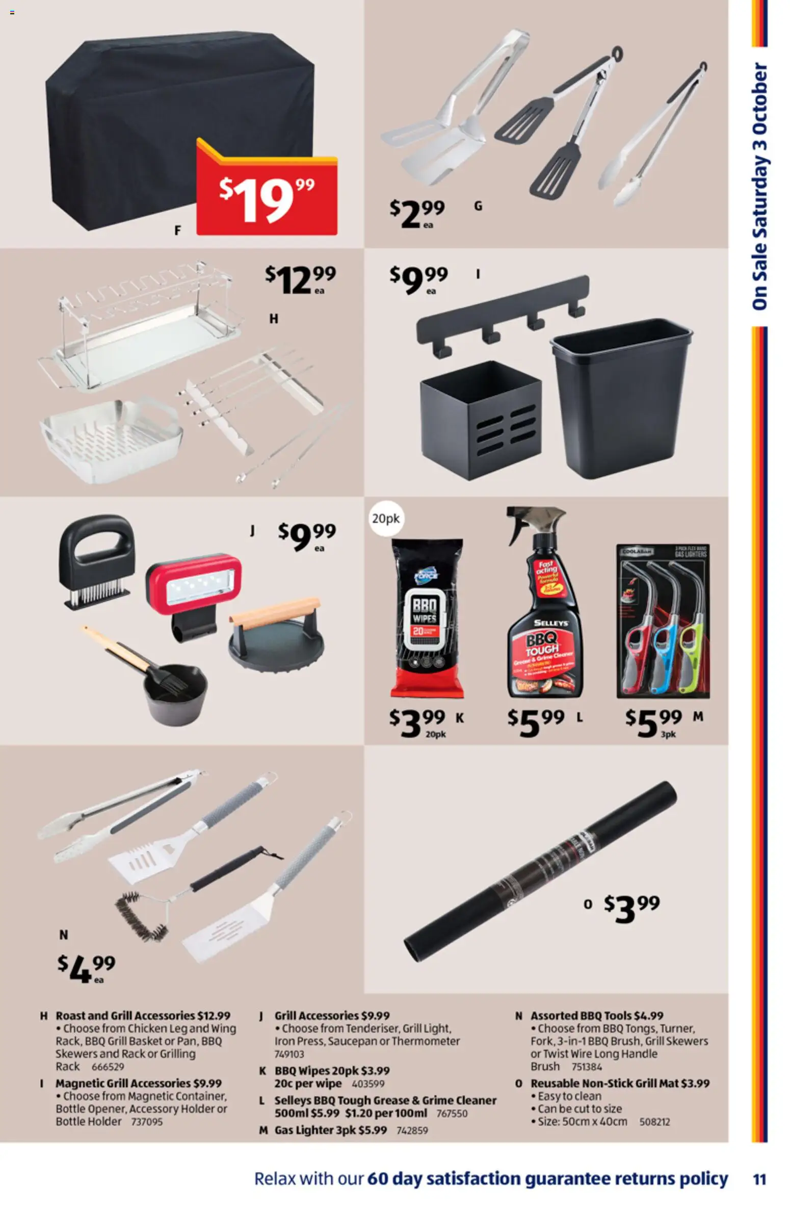 Aldi catalogue - valid from 30/09/2026 | Page: 11 | Products: Basket, Cleaner, Chicken, Grill
