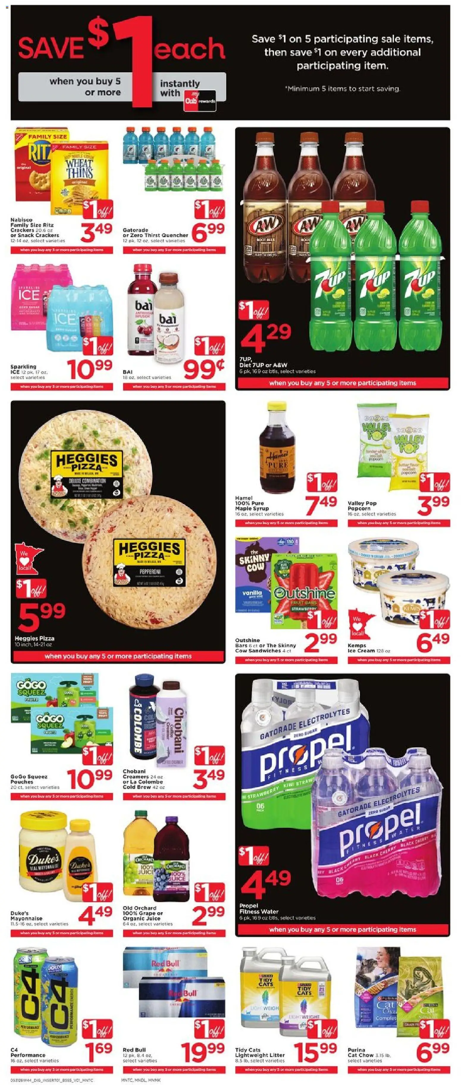 Cub Foods Weekly Savings - MN - valid from 31.05.2026 | Page: 7 | Products: Coffee, Juice, Ice cream, Mayonnaise